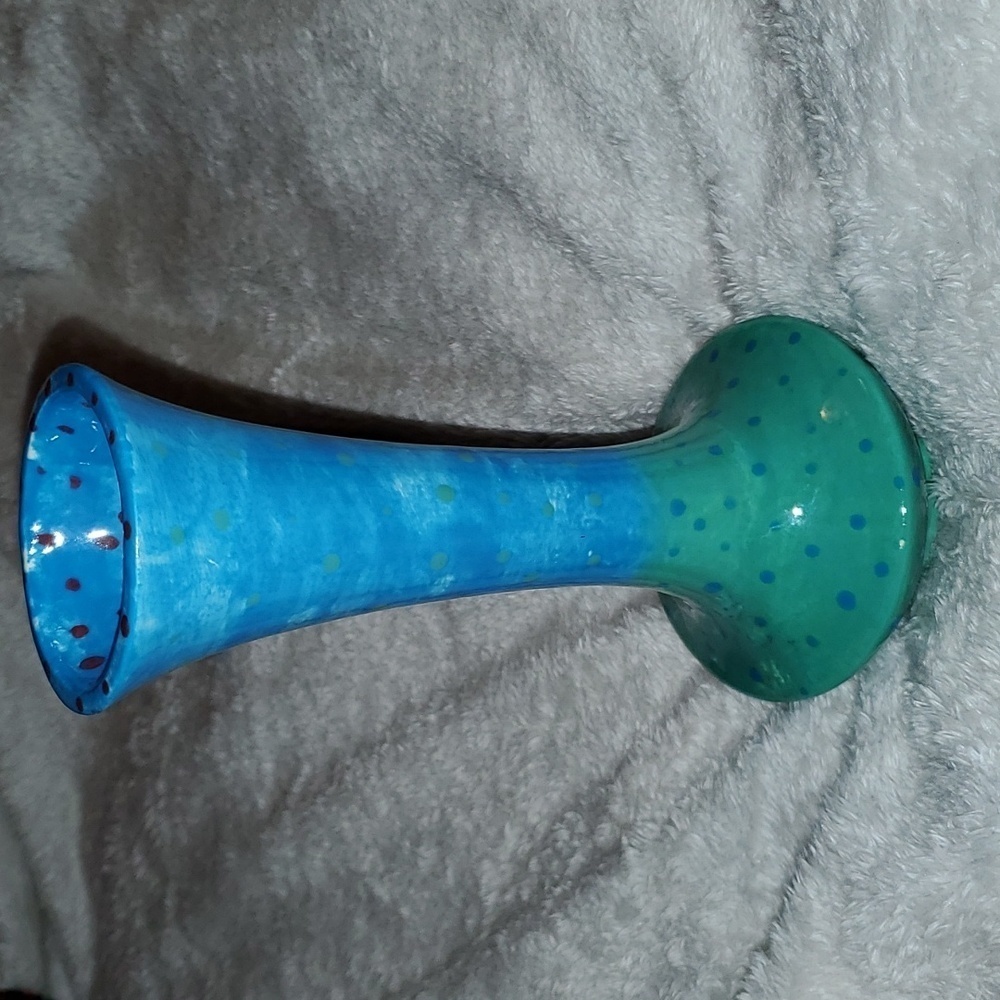 Hobbyist Polka Dot Vase Art Piece